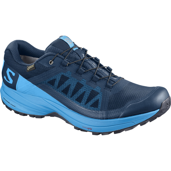 SALOMON UK XA ELEVATE GTX® - Mens Trail Running Shoes Navy/Blue,FBCI56794